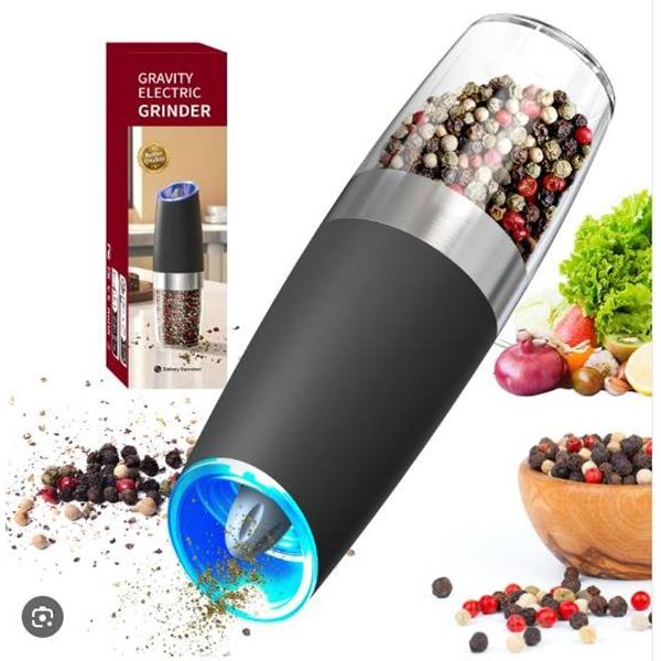 Lot of 2 - Circle Joy KYMQ-50B Gravity Electric Grinder, Black