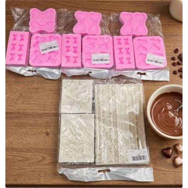 Silicone Bow Tie and Fondant Molds, Models Z-199 and Z-79