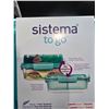 Image 4 : Sistema To Go LunchStack Square Food Storage Containers, Set of 4