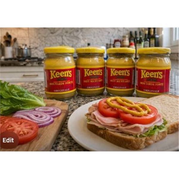 Keen's Prepared Mustard Forte - Set of 4 Jars
