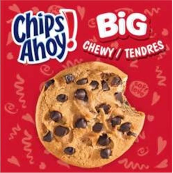 Christie Big Chips Ahoy! Chewy, 497g Cookie Pack