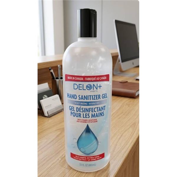 Delon+ Hand Sanitizer Gel 1 L with Pump Dispenser