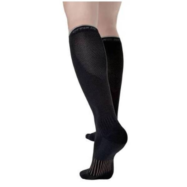Copper Fit Energy Compression Socks, Black, 2 Pairs, Size S/M