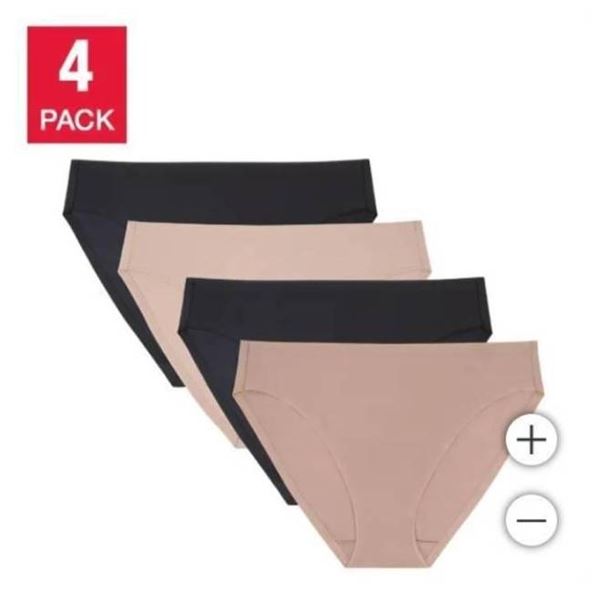 Halston Smoothwear Bikini 4-Pack â€“ XXL SizeÂ