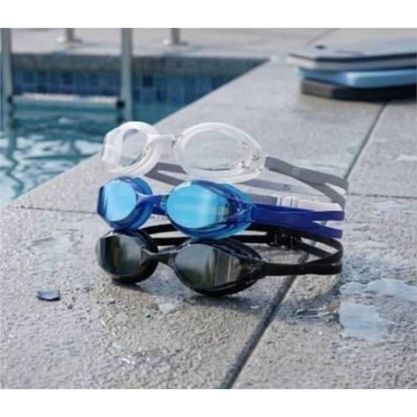TYR Junior Swim Goggles 3-Pack for Ages 10 and Up
