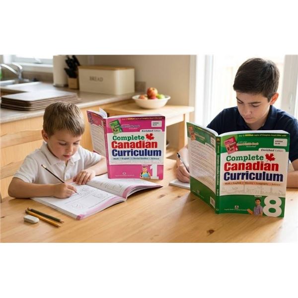 Complete Canadian Curriculum Workbooks for Grades 7 and 8
