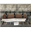Image 2 : Amazon Basics Wall Mounted Coat Rack, 3 Modern Hooks, Espresso