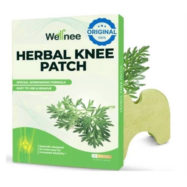 Lot of 2Â  - Wellnee Herbal Knee Patch, Wormwood Formula, 10 Pieces
