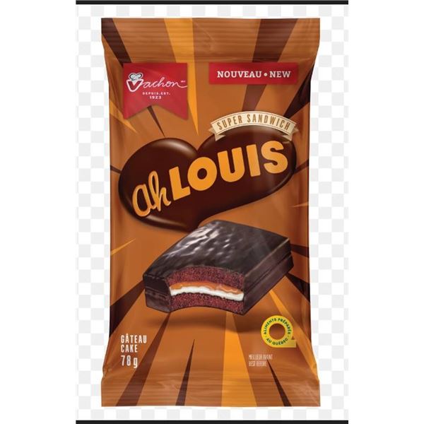 Lot of 2 - Vachon Ah Louis Super Sandwich Cakes, (6 x 78g)