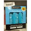 Image 2 : Neutrogena Hydro Boost Water Gel Lotion Sunscreen SPF 50 3x88 ml