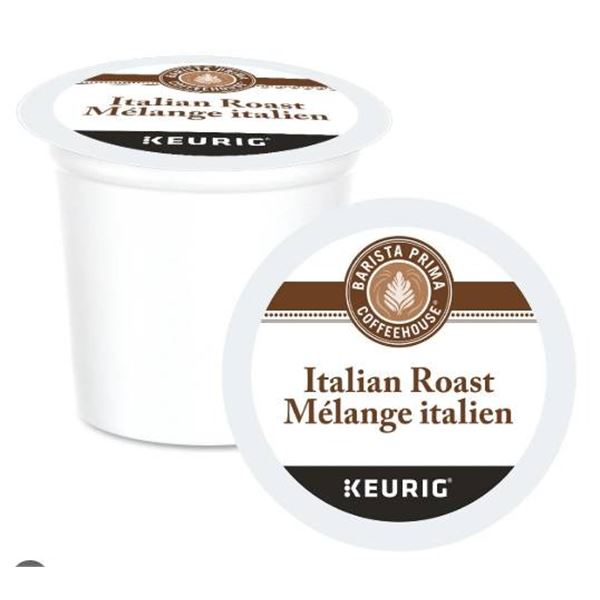 Keurig Barista Prima Coffeehouse Italian Roast Dark Roast Coffee, 80 Count
