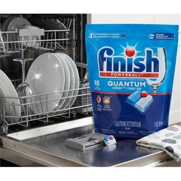 Finish Quantum Powerball Dishwasher Detergent Tablets, 88 Count
