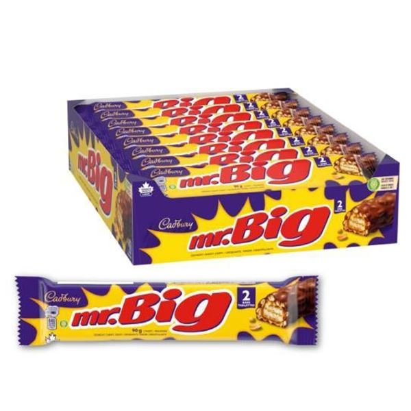 Cadbury Mr. Big Chocolate Bars 24 x 90g
