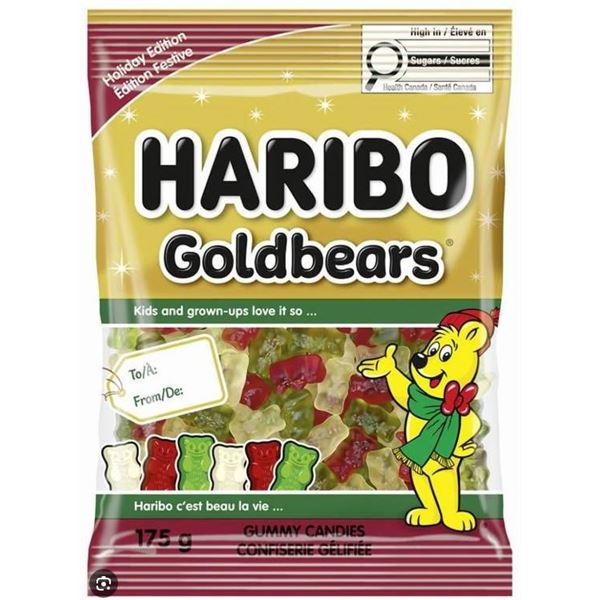 Haribo Goldbear 175g x 24CT Bulk Pack SKU 5068