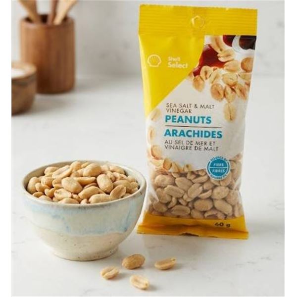 Shell Select Sea Salt and Malt Vinegar Peanuts 60g