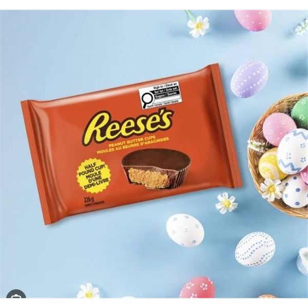 Reese's Peanut Butter Cups 226g Half Pound Cups Set of 6