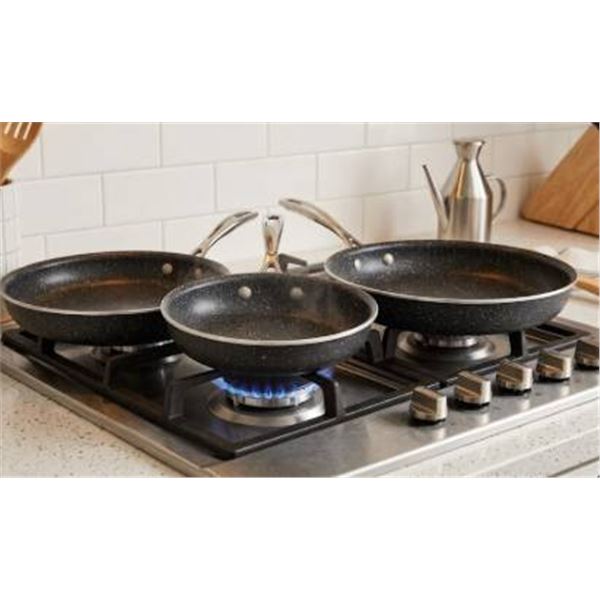 ZWILLING J.A. Henckels 3-Piece Aluminum Fry Pan Set, Made in Italy