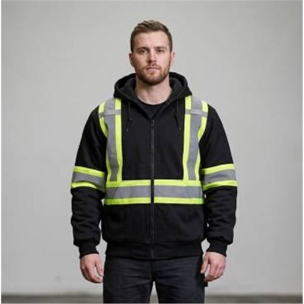 Pioneer 6925BK/V1060471 High-Visibility Protective Jacket - 3XL - Black