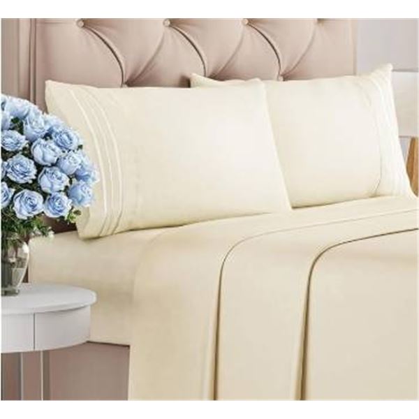 Comfy Bamboo World Radiance 9800 4-Piece Sheet Set, King Size