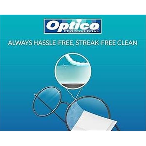 2 Optico Professional Lens Cleaning Wipes, 99 Wipes, For Optics and Electronics