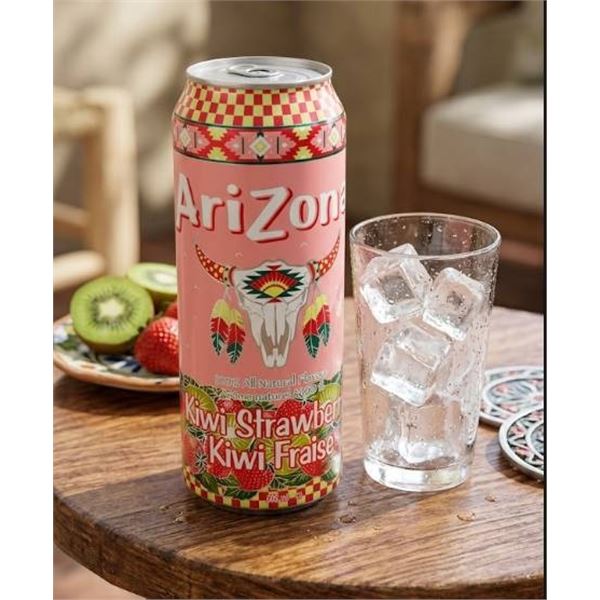 Arizona Kiwi Strawberry 680mL Cans, 22 Count