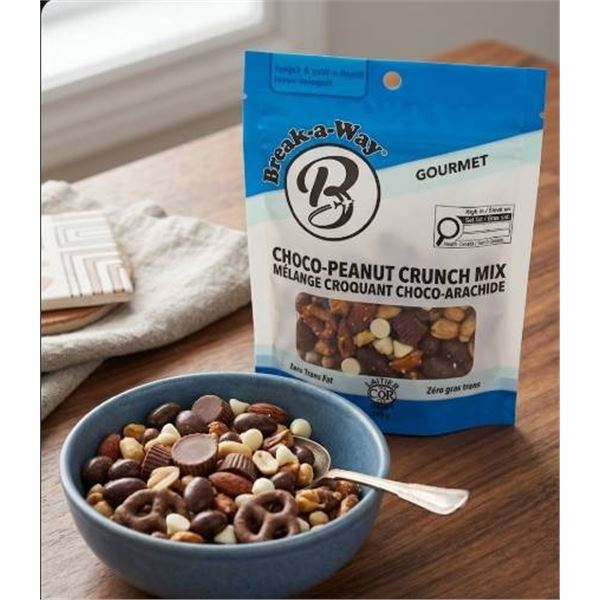 Break-A-Way 110g Choco-Peanut Crunch Mix, Case of 12
