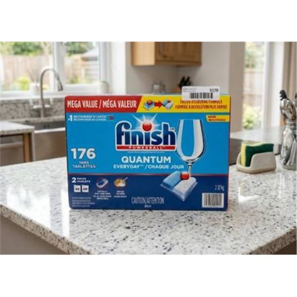 Finish Quantum Powerball Dishwasher Tablets, 176 Count