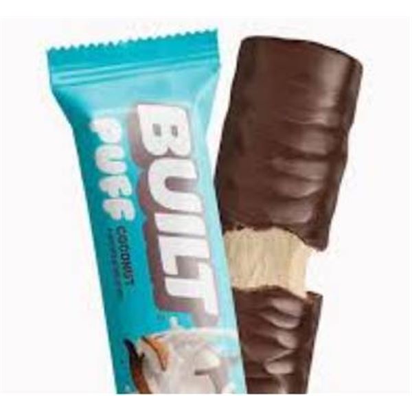 Built Puff Brownie Batter Coconut 14 Bars Net Wt 600g Two Units