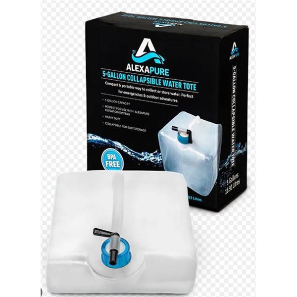 Alexapure 5-Gallon Collapsible Water Tote