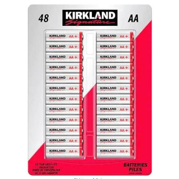 Kirkland Signature AA Batteries 48-Pack