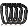 Image 1 : 2 Beifeng Aircraft Grade Aluminum Carabiner (4 Pack Each)