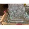 Image 3 : 12pc Glass Food Storage Set With Lids - Rectangular And Round Containers
