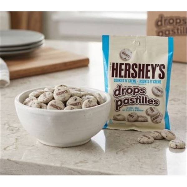 Hershey's Cookies 'N' Creme Drops, 36 x 104g Bulk Pack