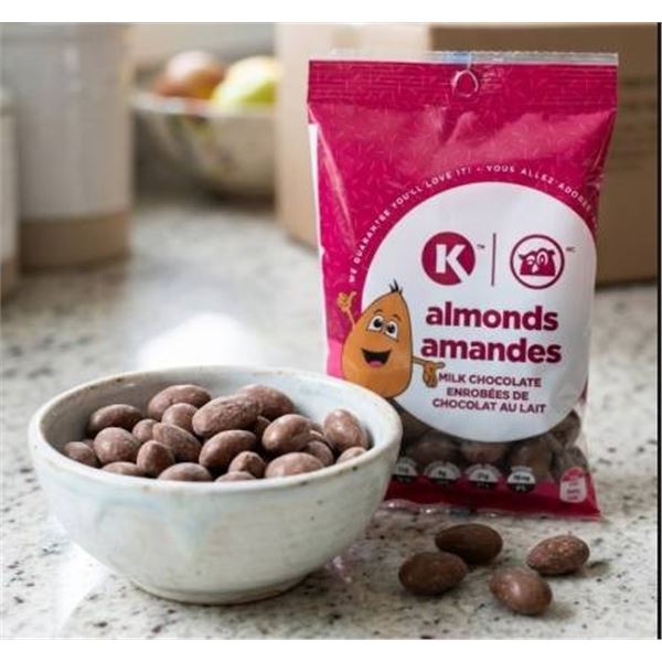12 x 113g Milk Chocolate Covered Almonds