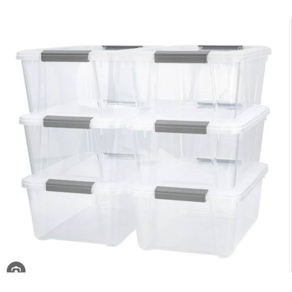 TuffStore Latchbox Set of 6, 12.2L Capacity (Model TUFS122L6)