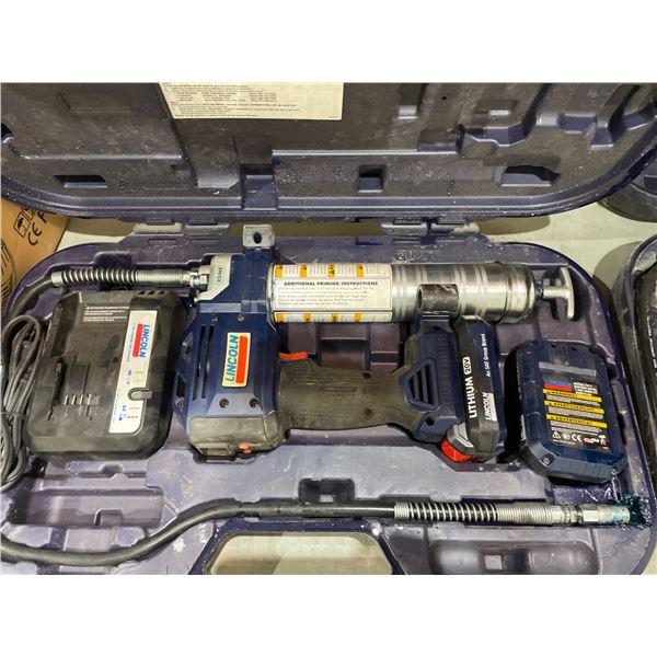 Lincoln 20V Lithium Grease Gun Kit With Accessories