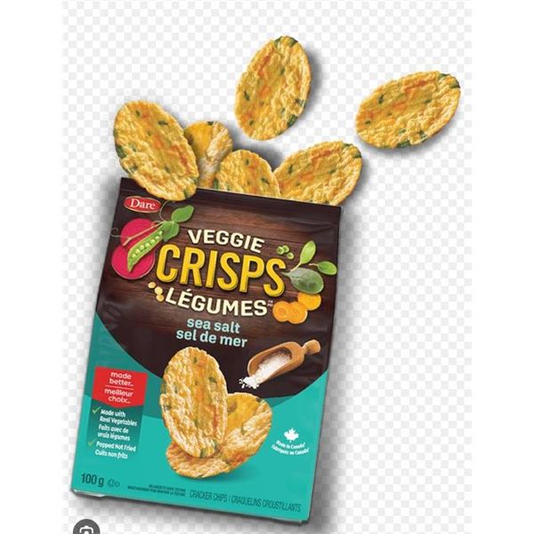 Veggie Crisps Sea Salt Flavor â€“ 140g Each