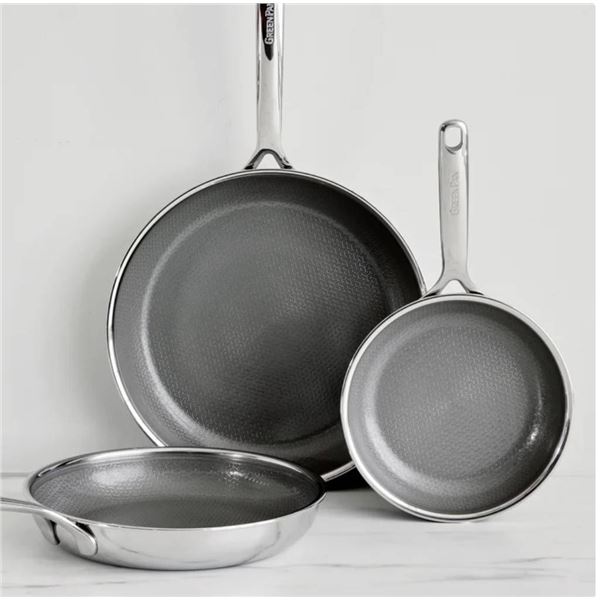 GreenPan Spectra Diamond 3-piece Frypan Set
