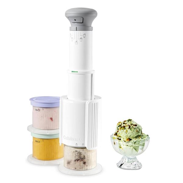 Cuisinart FastFreeze Ice Cream Maker â€“ Quick 3-Minute Ice Cream Machine with 5 P