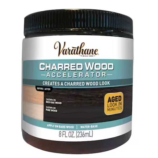 Varathane Charred Wood Accelerator 236 mL Water-Based Finish (Lot of 4)