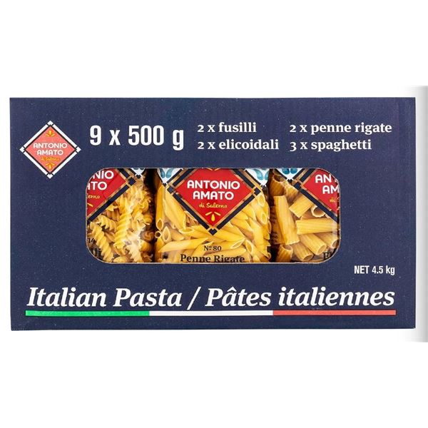 Antonio Amato Italian Pasta Set, 7 x 500g,Â  Assorted Pasta Types