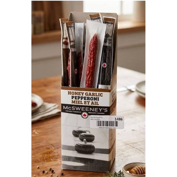 McSweeney's Honey Garlic Pepperoni, 10 x 80g, Product of Canada