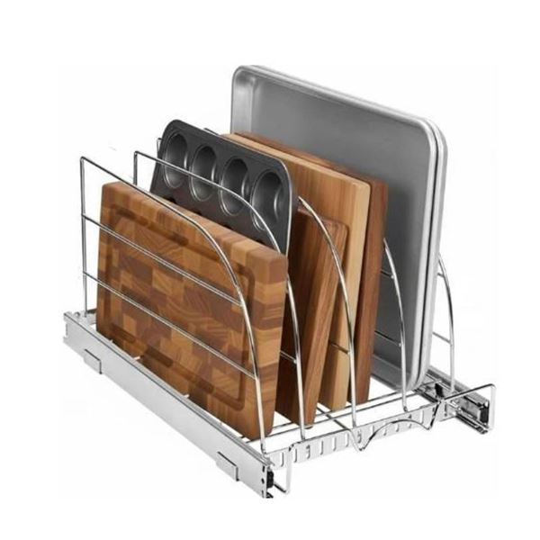 Richelieu Adjustable Pull-Out Pan Divider for Kitchen Cabinets