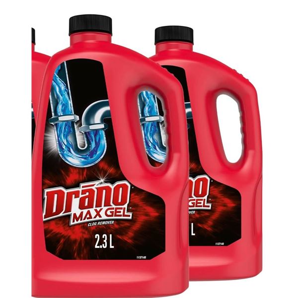 Drano Max Gel Drain Clog Remover and Cleaner, Unclogs and Removes Blockages from Showers and Sinks, 