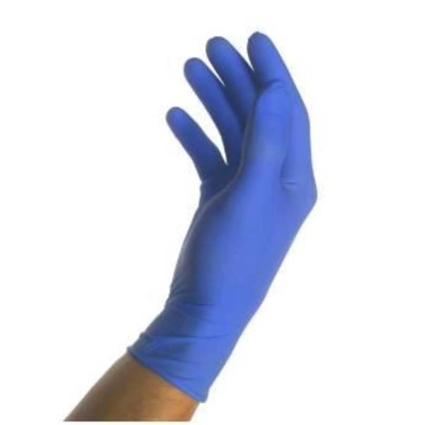 Medicom Vulcan Nitrile Gloves, L/G Size, Indigo, 150 Gloves
