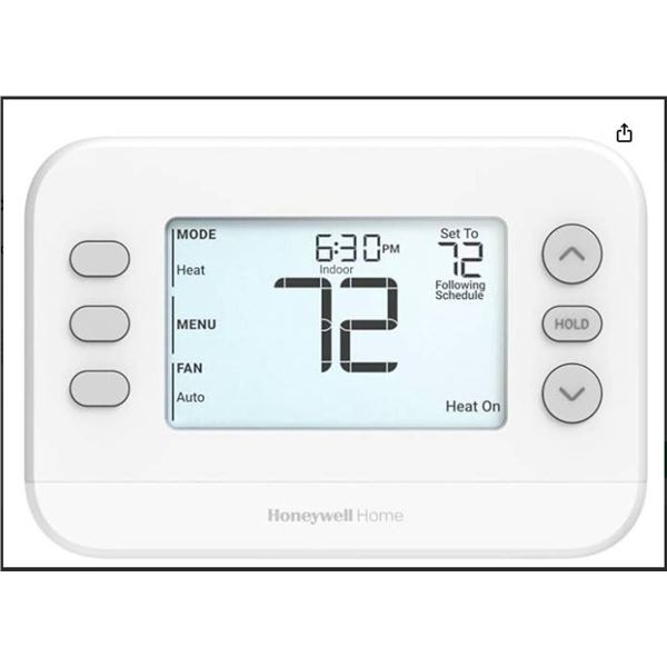Honeywell Home RTH20B X2P Single-Stage Programmable Thermostat