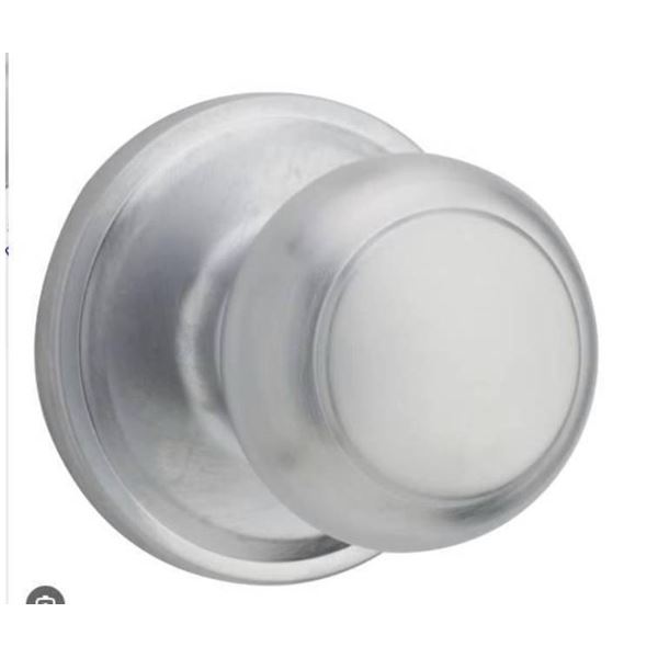 Lot of 11 - Weiser Troy Passage Door Knob,, Satin Chrome Finish