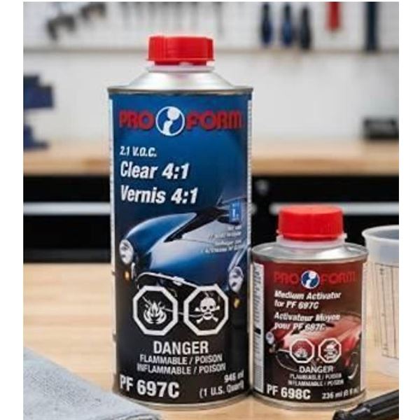 Pro Form PF 6976 2K Clear Coat and PF 698C Activator Combo