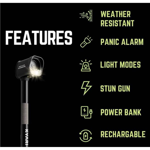 KYARI Smart Stick Guardian Mini | Safety Gadget for Camping, Hiking and Birdwatching | Adventure Saf