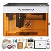 Image 1 : Atomstack P1 Enclosed Laser Engraver, 5000mWÂ  mini Laser Engraving Machine, Portable Laser Cutter